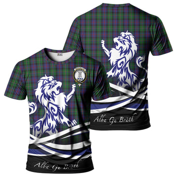 MacCallum (McCallum) Tartan T-Shirt with Alba Gu Brath Regal Lion Emblem