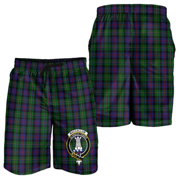 MacCallum (McCallum) Tartan Mens Shorts with Family Crest