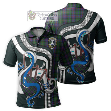 MacCallum (McCallum) Tartan Polo Shirt with Epic Bagpipe Style