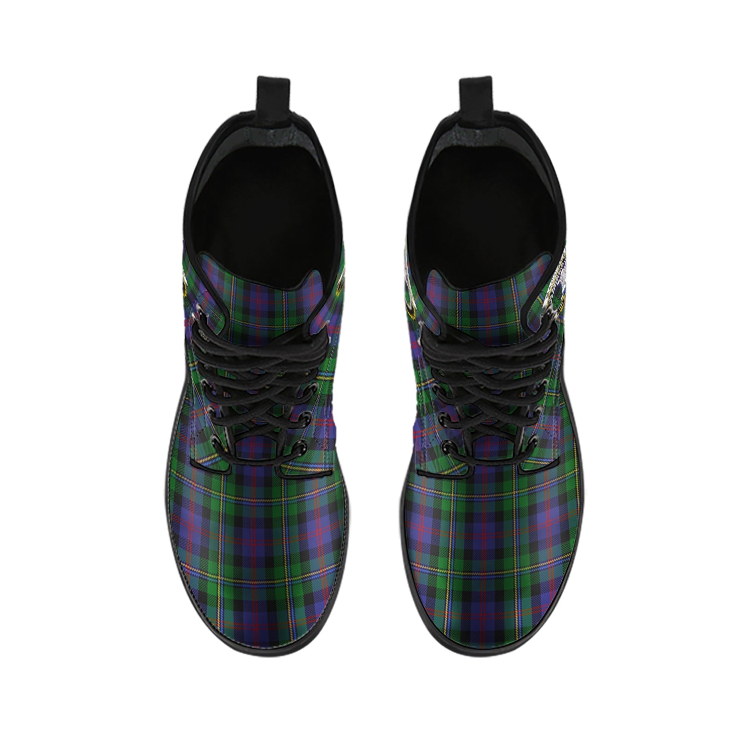 maccallum-tartan-leather-boots-with-family-crest