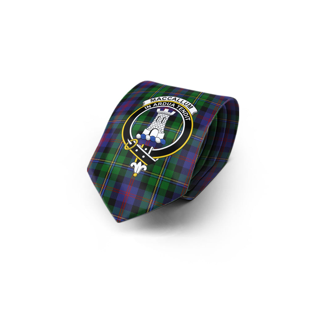 MacCallum (McCallum) Tartan Classic Necktie with Family Crest - Tartan Vibes Clothing