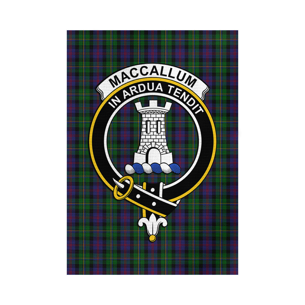 MacCallum (McCallum) Tartan Flag with Family Crest - Tartan Vibes Clothing