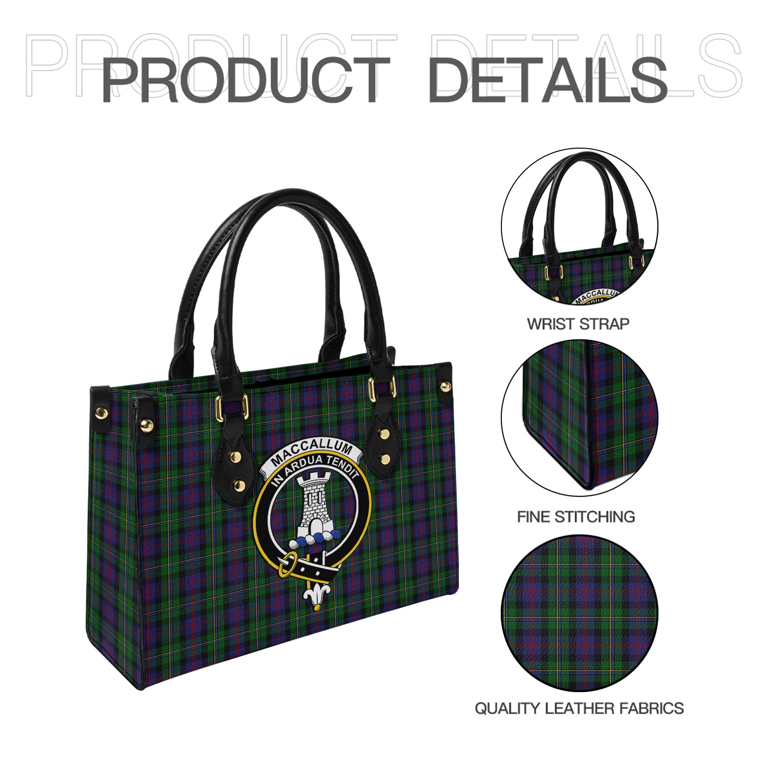 maccallum-tartan-leather-bag-with-family-crest