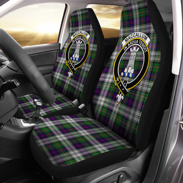 MacCallum Dress Tartan Car Seat Cover with Family Crest