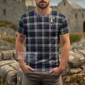 MacCallum Dress Tartan Cotton T-Shirt with Family Crest