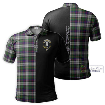 MacCallum Dress Tartan Polo Shirt with Family Crest and Half Of Me Style