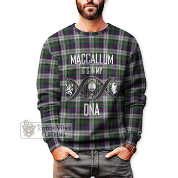 MacCallum Dress Tartan Sweatshirt with Family Crest DNA In Me Style