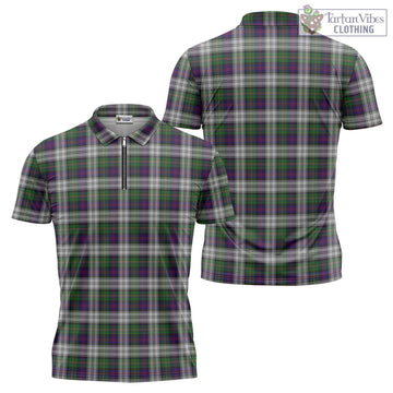 MacCallum Dress Tartan Zipper Polo Shirt