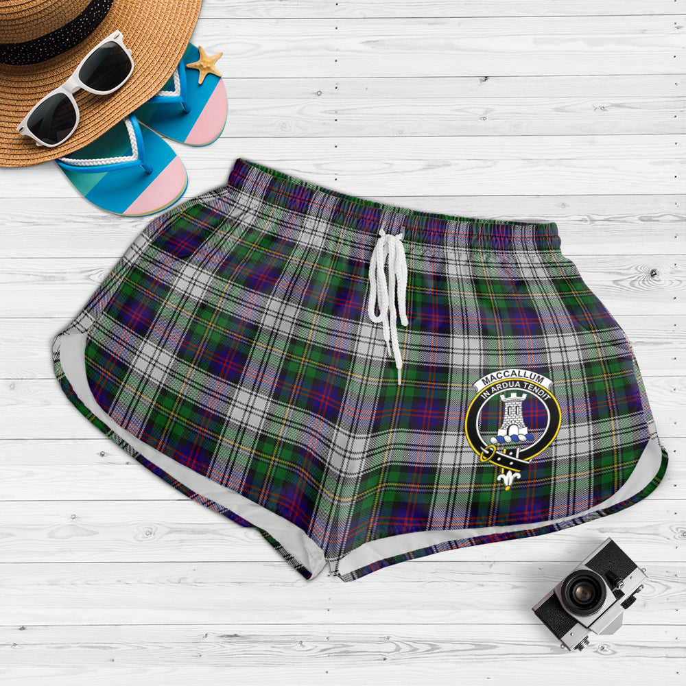 maccallum-dress-tartan-womens-shorts-with-family-crest