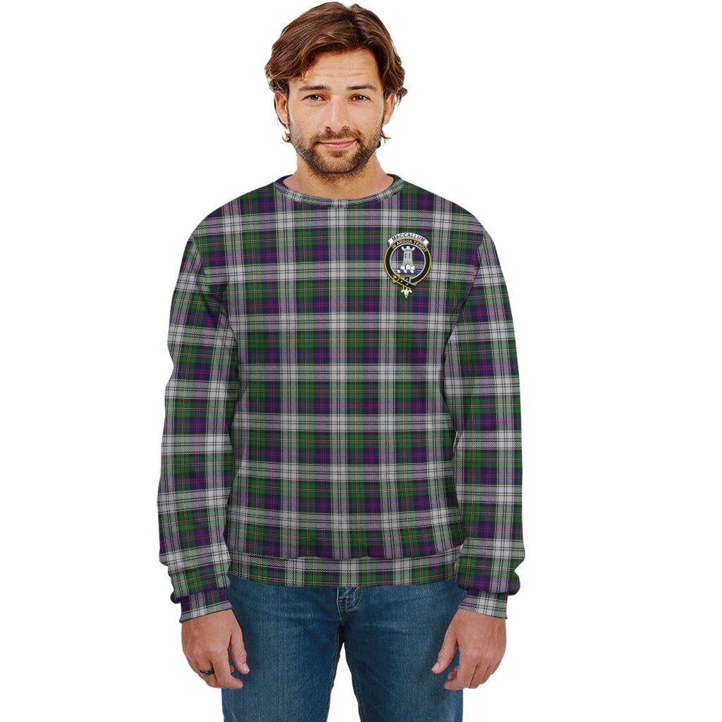 MacCallum Dress Tartan Sweatshirt with Family Crest Unisex - Tartan Vibes Clothing