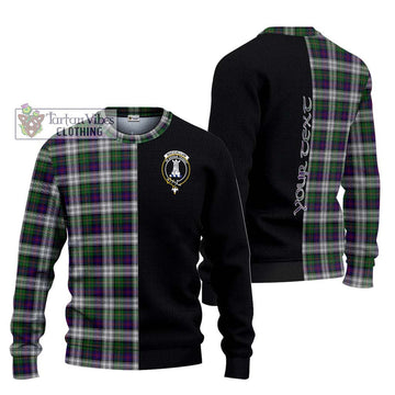 MacCallum Dress Tartan Ugly Sweater with Family Crest and Half Of Me Style