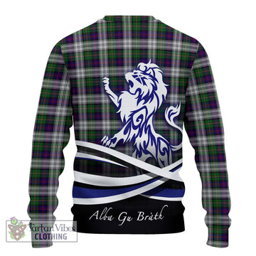 MacCallum Dress Tartan Ugly Sweater with Alba Gu Brath Regal Lion Emblem