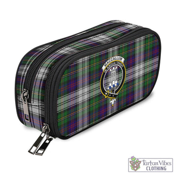 MacCallum Dress Tartan Pen and Pencil Case with Family Crest