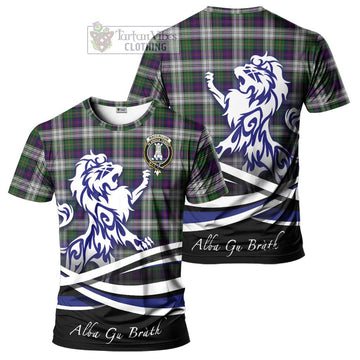 MacCallum Dress Tartan Cotton T-shirt with Alba Gu Brath Regal Lion Emblem