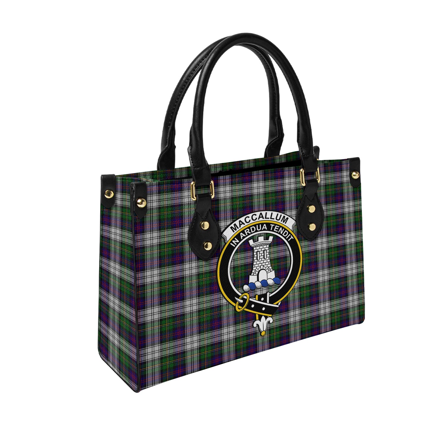 maccallum-dress-tartan-leather-bag-with-family-crest