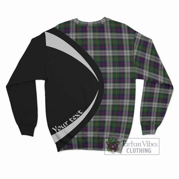 MacCallum Dress Tartan Sweatshirt with Family Crest Circle Style