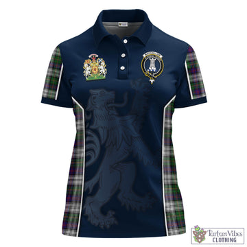 MacCallum Dress Tartan Women's Polo Shirt with Family Crest and Lion Rampant Vibes Sport Style