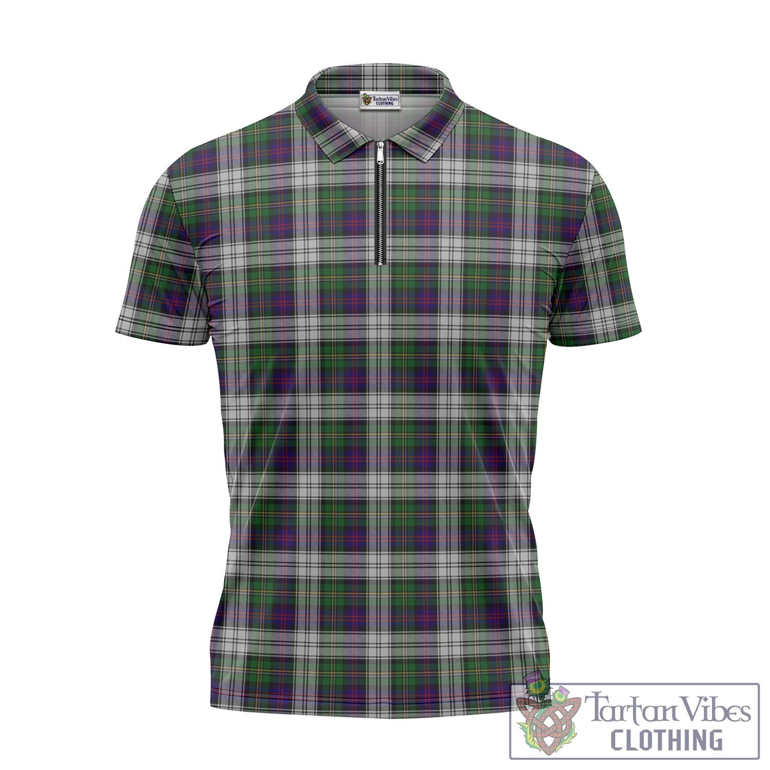 Tartan Vibes Clothing MacCallum Dress Tartan Zipper Polo Shirt