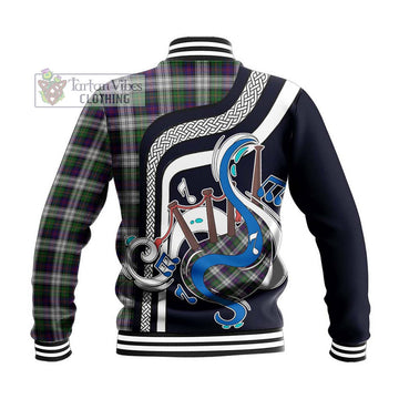 MacCallum Dress Tartan Baseball Jacket with Epic Bagpipe Style