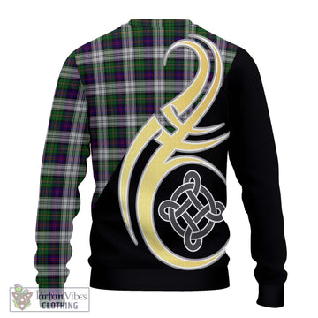 MacCallum Dress Tartan Ugly Sweater with Family Crest and Celtic Symbol Style