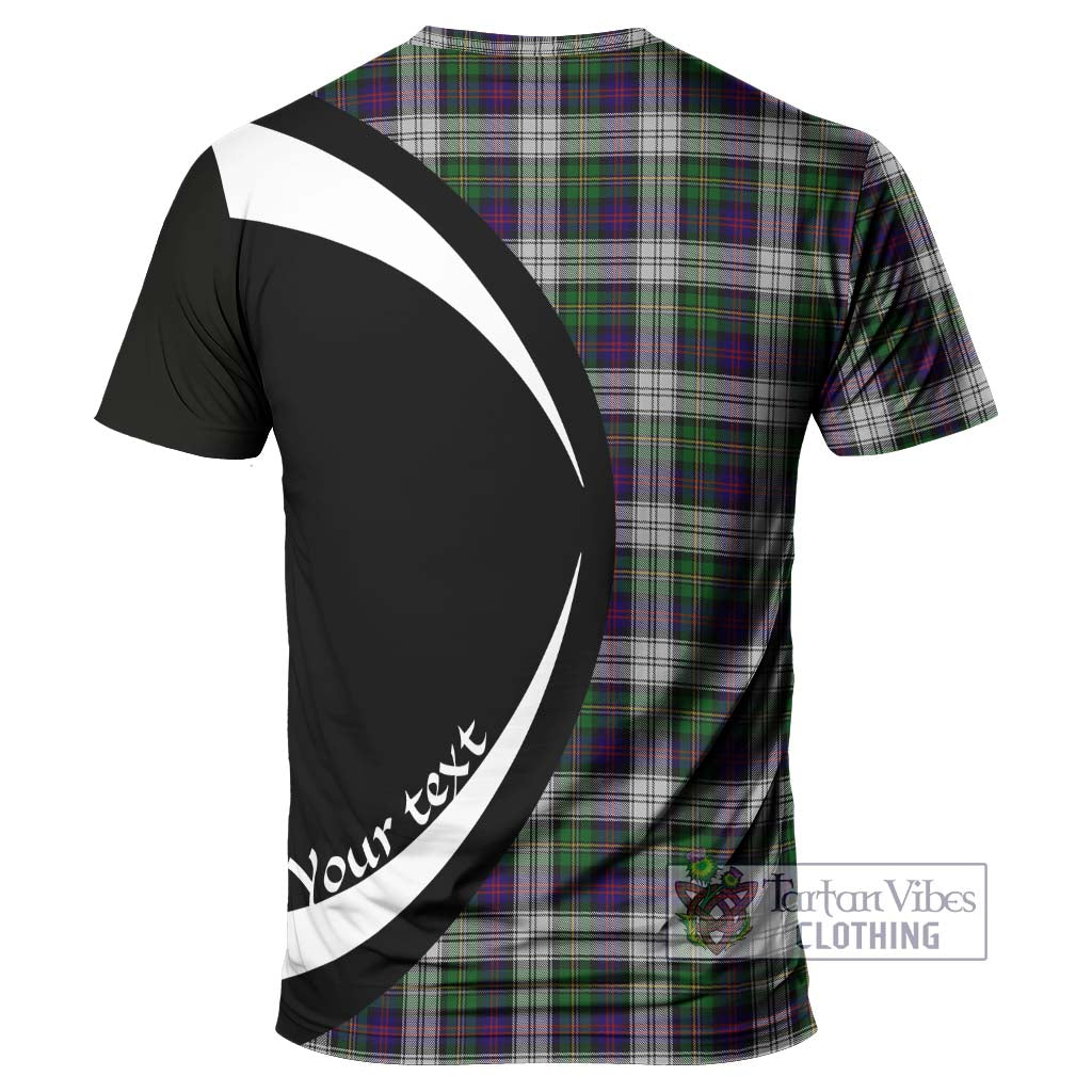 Tartan Vibes Clothing MacCallum Dress Tartan T-Shirt with Family Crest Circle Style