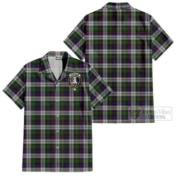 MacCallum Dress Tartan Cotton Hawaiian Shirt with Family Crest