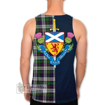 MacCallum Dress Tartan Men's Tank Top Alba with Scottish Lion Royal Arm Half Style