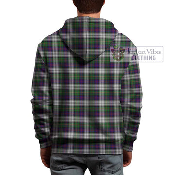 MacCallum Dress Tartan Hoodie with Family Crest DNA In Me Style