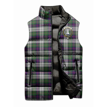 MacCallum Dress Tartan Sleeveless Puffer Jacket with Family Crest