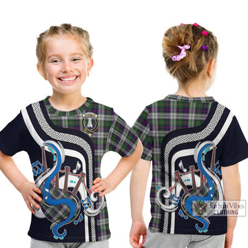 MacCallum Dress Tartan Kid T-Shirt with Epic Bagpipe Style