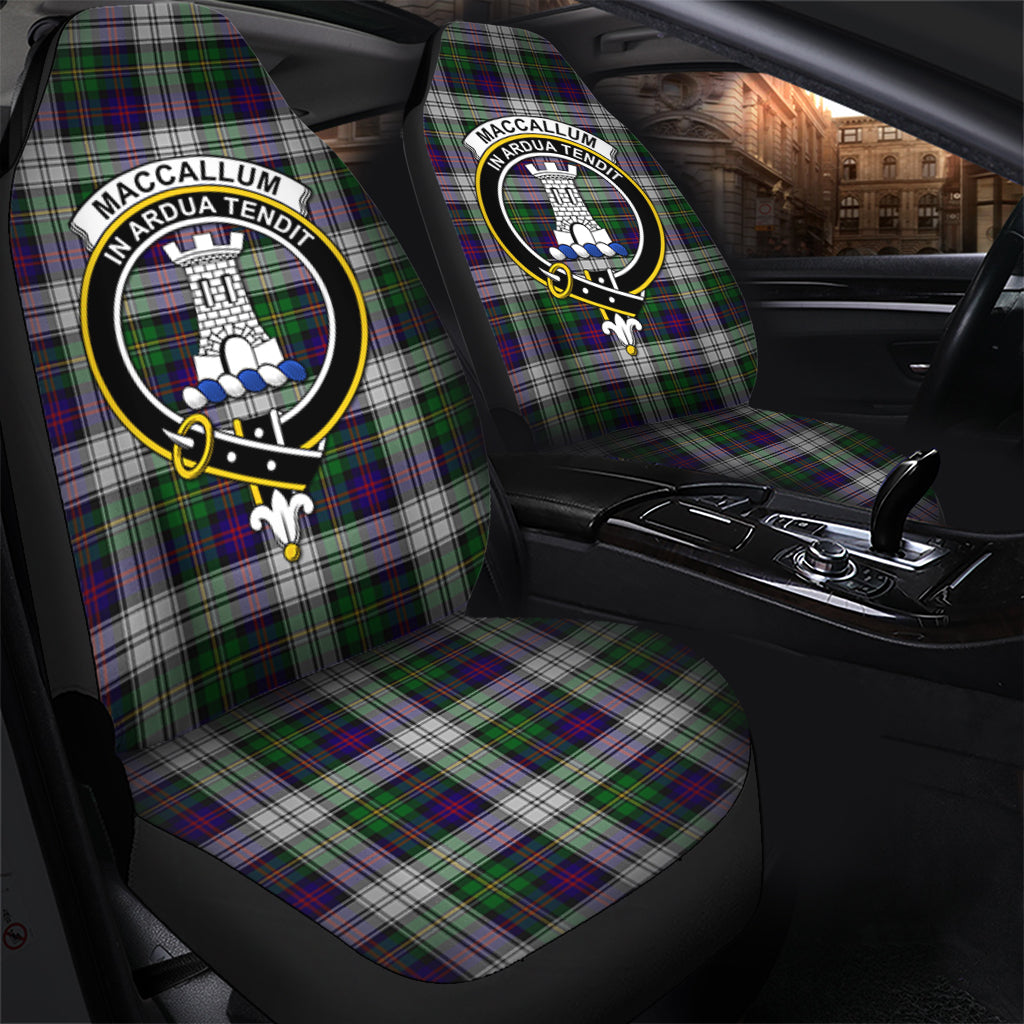 MacCallum Dress Tartan Car Seat Cover with Family Crest - Tartanvibesclothing