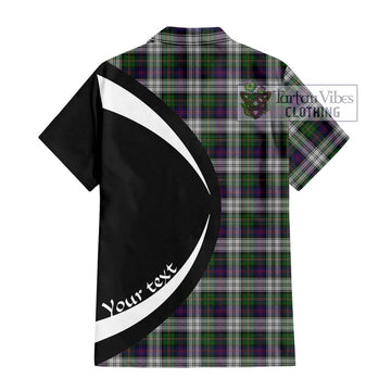 MacCallum Dress Tartan Short Sleeve Button Up with Family Crest Circle Style