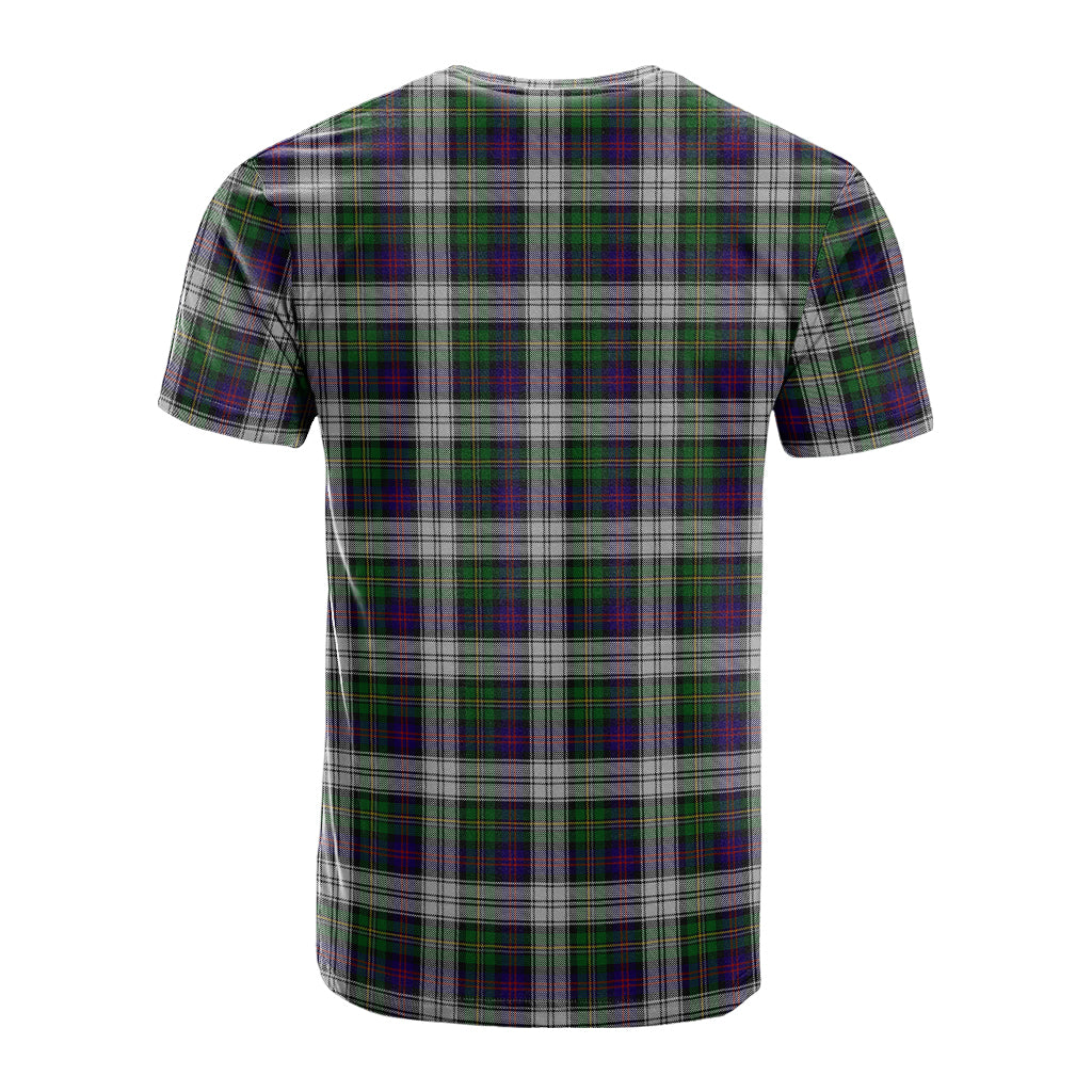 MacCallum Dress Tartan T-Shirt with Family Crest - Tartan Vibes Clothing