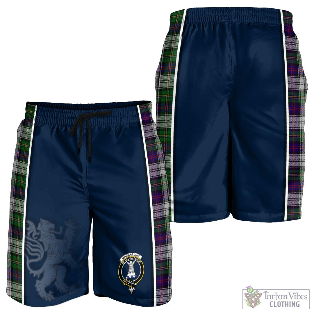 Tartan Vibes Clothing MacCallum Dress Tartan Men's Shorts with Family Crest and Lion Rampant Vibes Sport Style