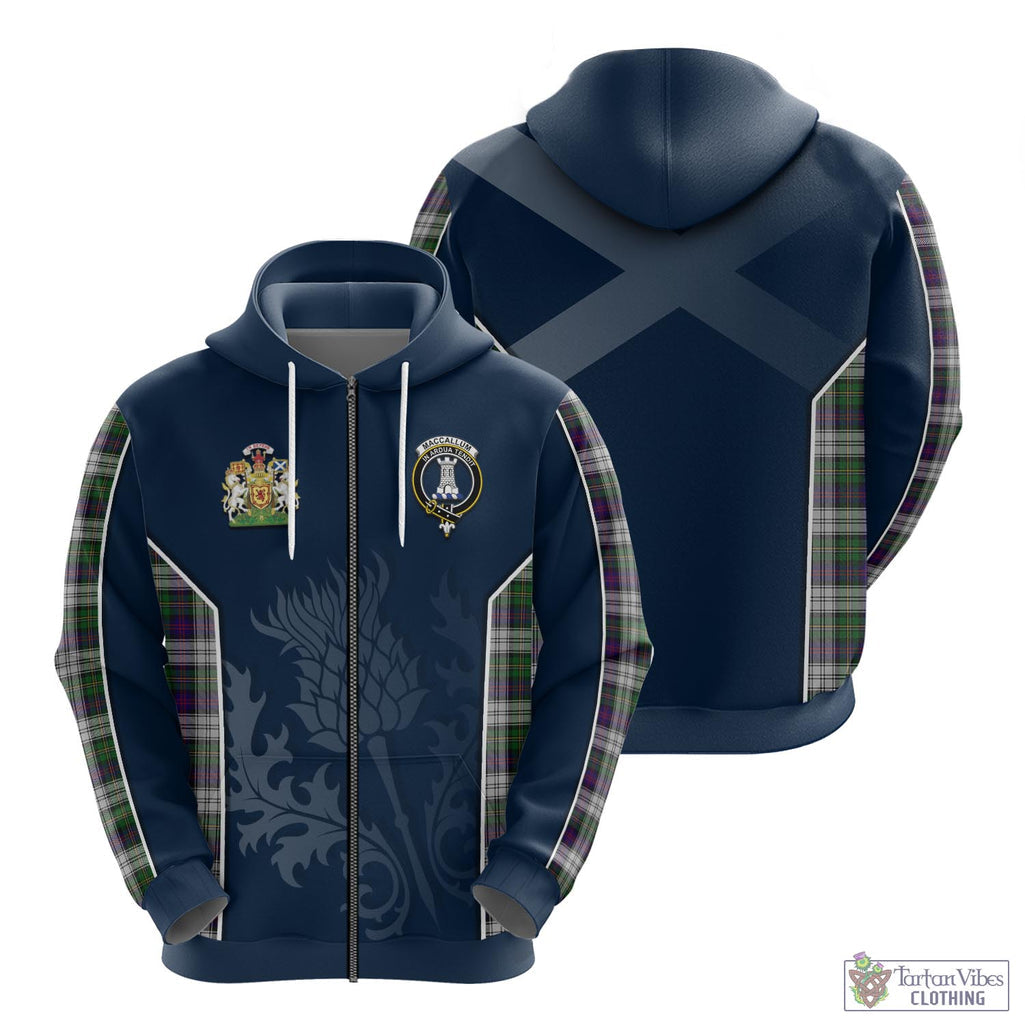 Tartan Vibes Clothing MacCallum Dress Tartan Hoodie with Family Crest and Scottish Thistle Vibes Sport Style