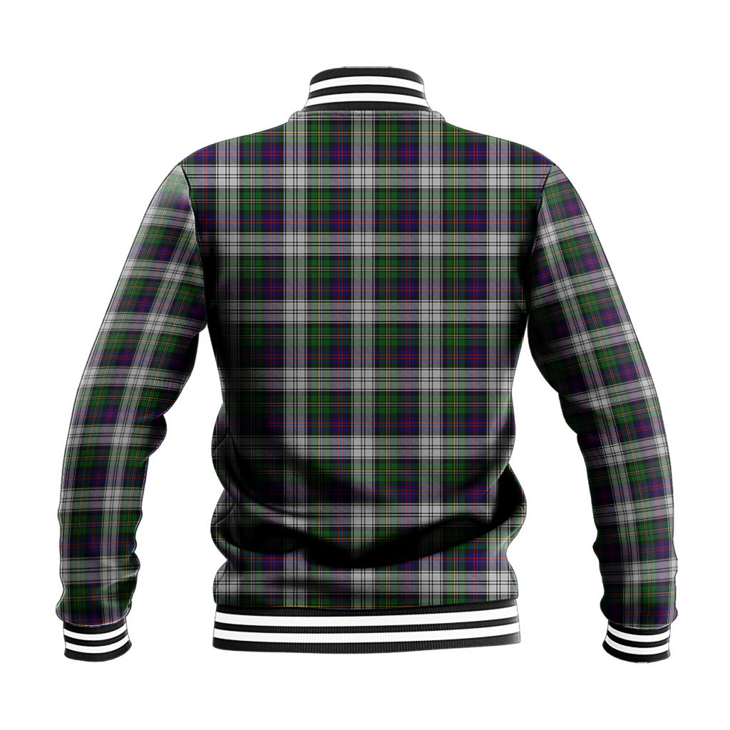 MacCallum Dress Tartan Baseball Jacket with Family Crest - Tartan Vibes Clothing