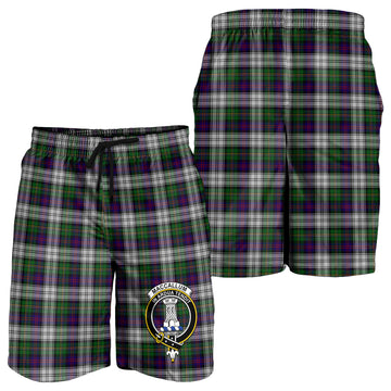 MacCallum Dress Tartan Mens Shorts with Family Crest