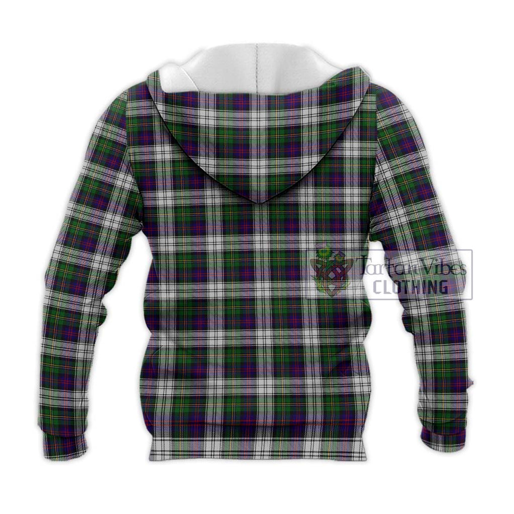 MacCallum Dress Tartan Knitted Hoodie with Family Crest DNA In Me Style - Tartanvibesclothing Shop