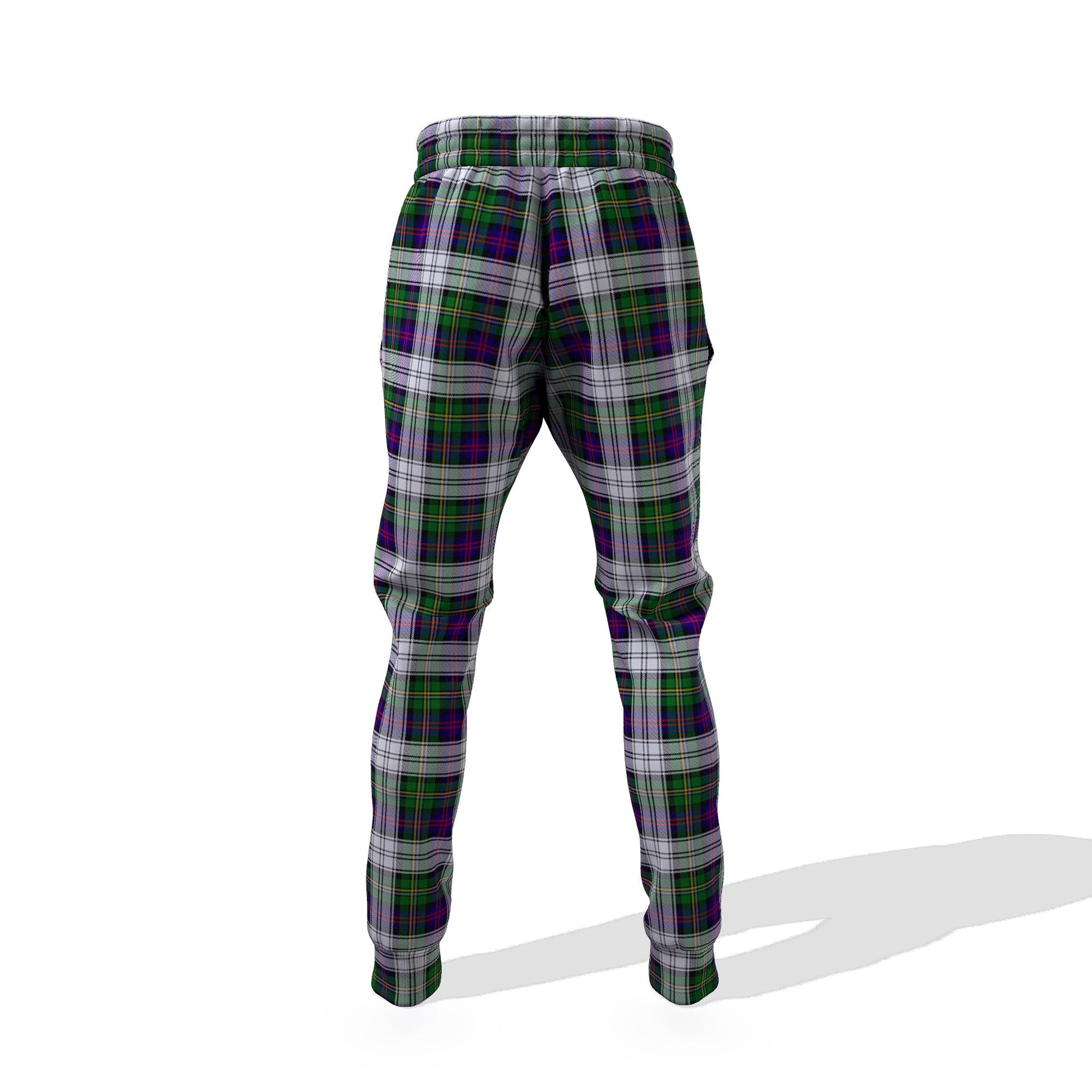 MacCallum Dress Tartan Joggers Pants with Family Crest - Tartanvibesclothing