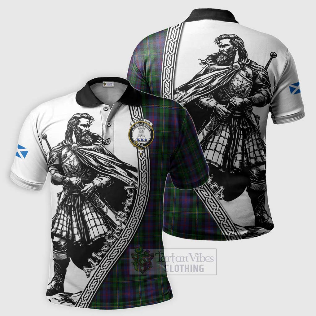 MacCallum (McCallum) Tartan Clan Crest Polo Shirt with Highlander Warrior Celtic Style Kid - Tartan Vibes Clothing