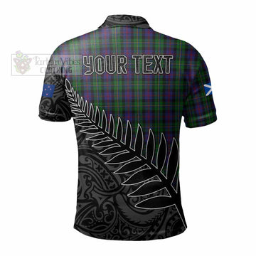 MacCallum (McCallum) Crest Tartan Polo Shirt with New Zealand Silver Fern Half Style