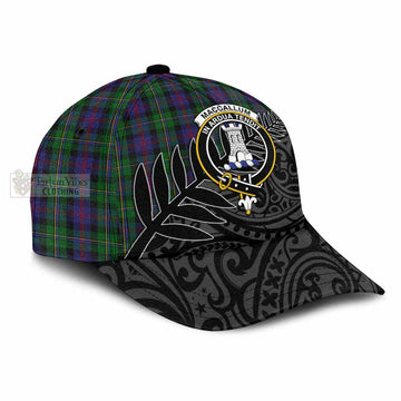 MacCallum (McCallum) Crest Tartan Classic Cap with New Zealand Silver Fern Half Style