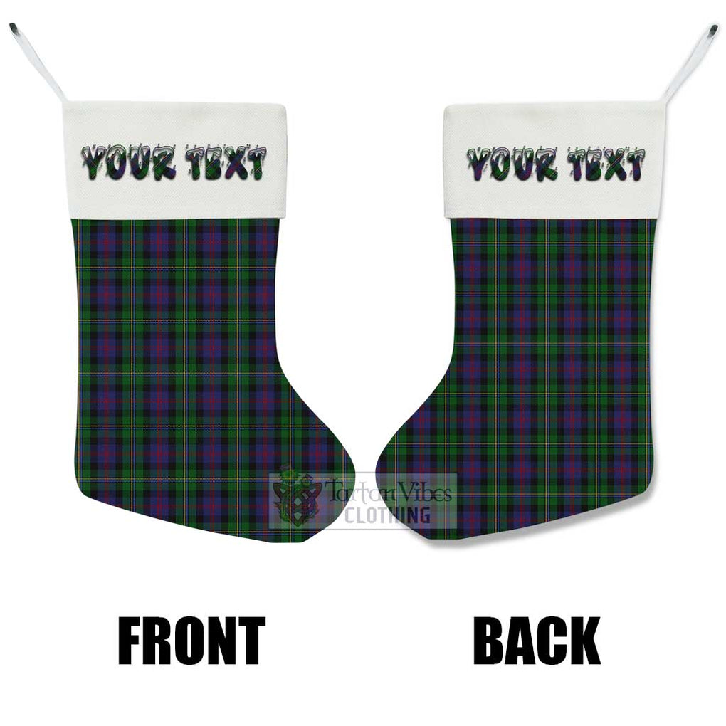 Tartan Vibes Clothing MacCallum (McCallum) Tartan Christmas Stocking with Personalized Text