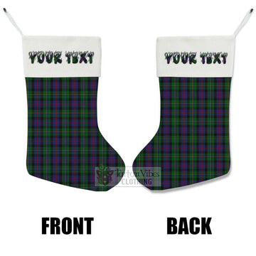 MacCallum (McCallum) Tartan Christmas Stocking with Personalized Text