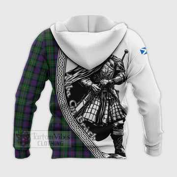 MacCallum (McCallum) Tartan Clan Crest Knitted Hoodie with Highlander Warrior Celtic Style