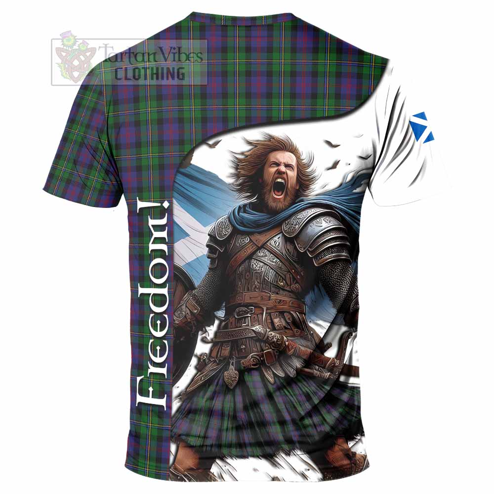 MacCallum (McCallum) Crest Tartan T-Shirt Inspired by the Freedom of Scottish Warrior