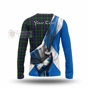 MacCallum (McCallum) Tartan Long Sleeve T-Shirt with Family Crest Scotland Patriotic Style