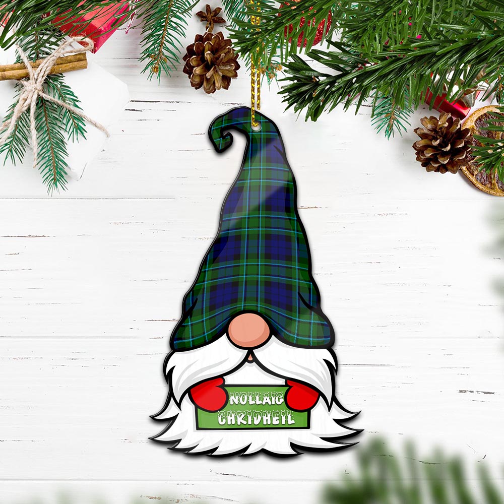 MacCallum Modern Gnome Christmas Ornament with His Tartan Christmas Hat - Tartan Vibes Clothing