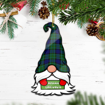 MacCallum Modern Gnome Christmas Ornament with His Tartan Christmas Hat