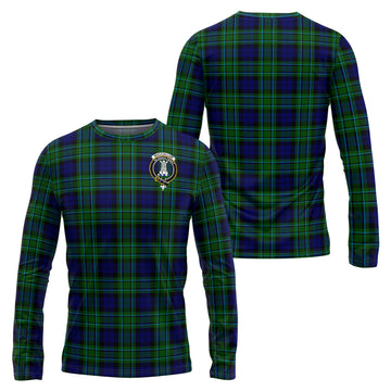 MacCallum Modern Tartan Long Sleeve T-Shirt with Family Crest